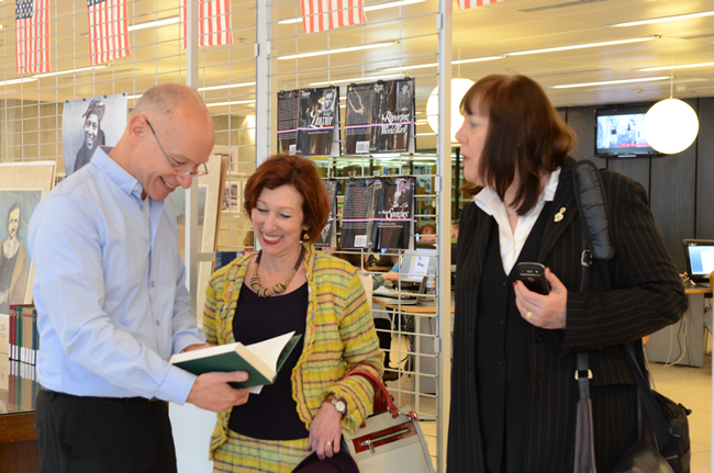 DSC 4935 From left to right: Prof. Yossi Ziegler, Mrs. Hilary Olsin-Windecker,and Ms. Anne Walter